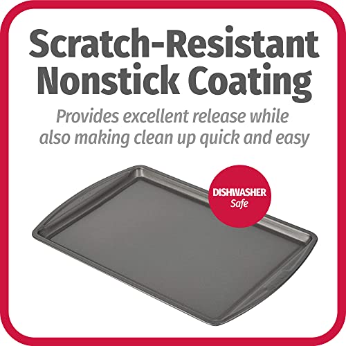 Nonstick Carbon Steel Baking Sheet 9x13 Inch - Scratch Resistant Cookie Pan