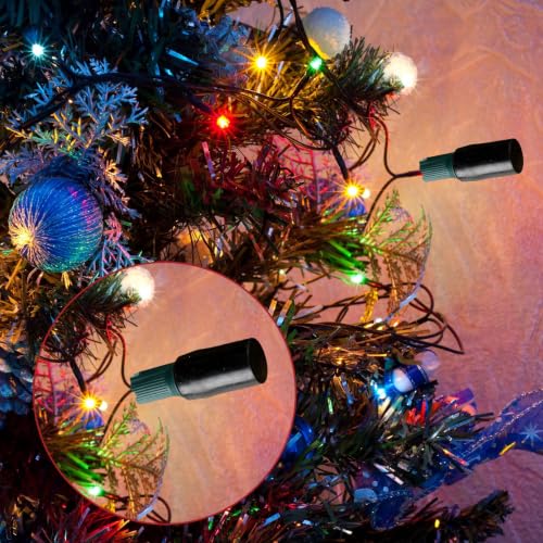 Cinnvoice 50 Pcs No Glow C9 Christmas Bulb Light Caps for String Lights