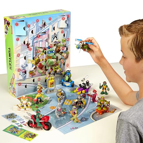 Teenage Mutant Ninja Turtles Holiday Countdown Calendar with Action Figures
