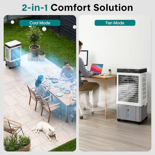 Portable Evaporative Air Cooler 2200 CFM 21L Tank with Remote Control
