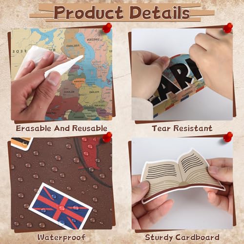Reading Is An Adventure Bulletin Board Decoration Set for Classroom