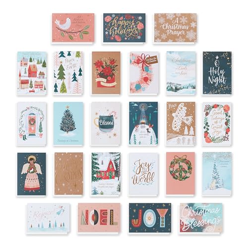 American Greetings Religious Christmas Cards with Envelopes (25-Count) - Light Religious XMAS 25 Bundle