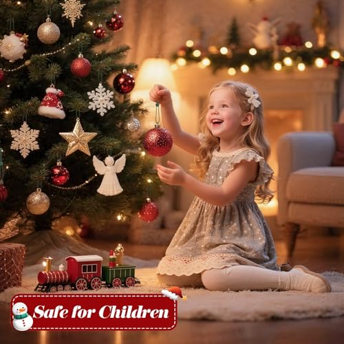 Adjustable Christmas Ornament Hooks - 48 Pack Non-Slip Heavy Duty Tree Hangers