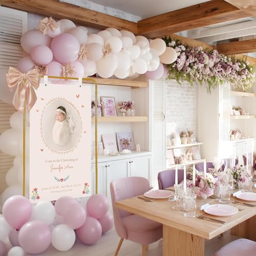 Adjustable Gold Easel Stand for Wedding Welcome Signs and Event Banners