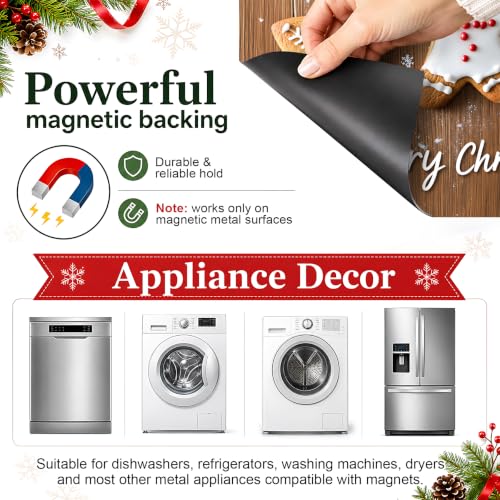 Seewan Xmas Dishwasher Magnet Cover - Hanging Cookie Ornament, Easter & Seasonal Decor