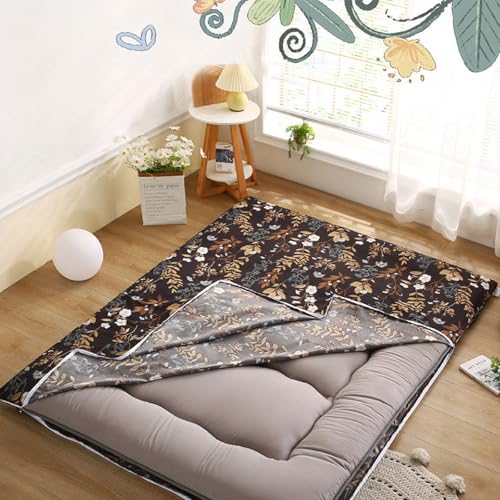 Queen Futon Mattress Cover with Zipper - 100% Cotton, Full Size