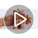 Wehhbtye Green Christmas Garland 300ft with Red & Gold Ornaments, Holiday Decor