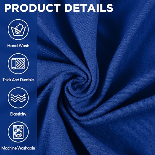 3-Piece Sofa Cover Set in Blue - Stretchable Furniture Protectors