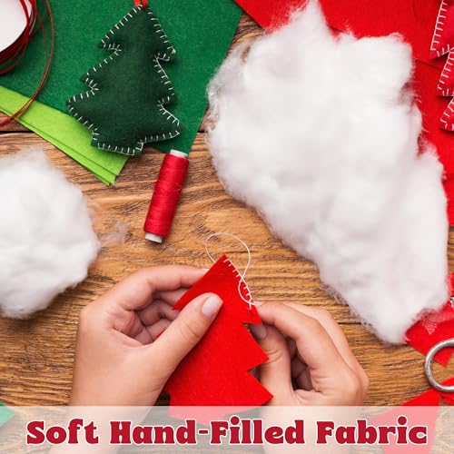 Fluffy Artificial Fake Snow Fluff (6 oz) - Soft Christmas Tree & Village Decor
