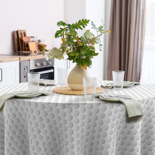 12 Pcs 84in Sports Round Tablecloths - Soccer, Basketball, Football, Golf, Field 6 Styles (Oudain)