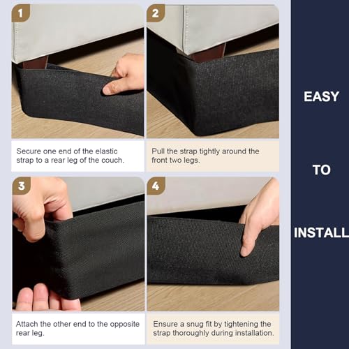 Under Couch Toy Blocker for Pets & Kids - 3" x 123" Furniture Gap Guard
