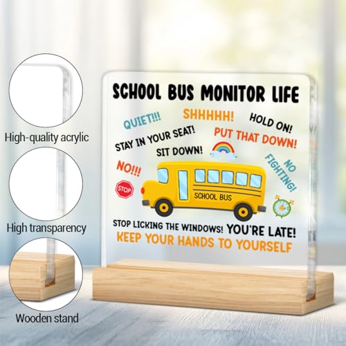 Thank You Gift for School Bus Driver Retirement Farewell Birthday Christmas - School Bus Driver G