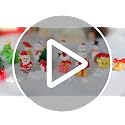 37-Piece Miniature Resin Christmas Figurines for DIY Holiday Decor