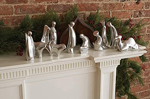 Nambe Three Wise Men Figurines Nativity Set - Elegant Christmas Holiday Decor