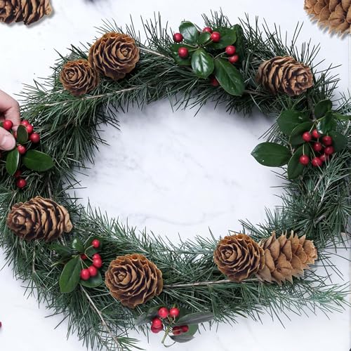150 Pcs Mini Natural Pine Cones (0.78") for DIY Crafts & Holiday Decor