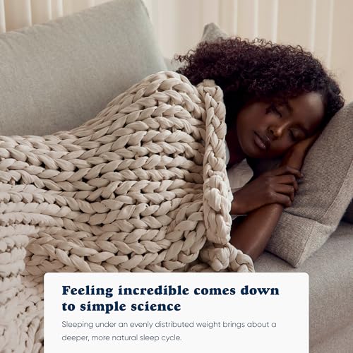 15 lbs Weighted Blanket (40"x72") - Eco-Friendly Heavy Throw