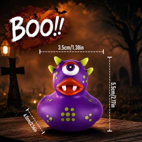 Horror Rubber Duck Advent Calendar - 24 Day Spooky Holiday Countdown