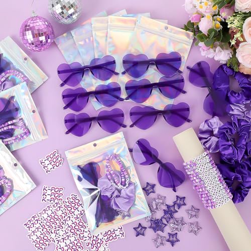 134-Piece Music Themed Party Favor Set with Heart Sunglasses and Accessories