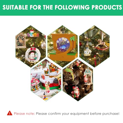 5V Power Adapter Cord with 7 Outputs for Christmas Ornaments