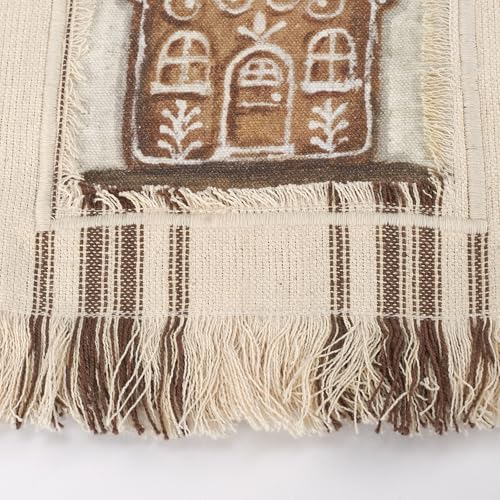 Primitives by Kathy Gingerbread House Kitchen Towel - Christmas Decor, Cotton, Set of 1