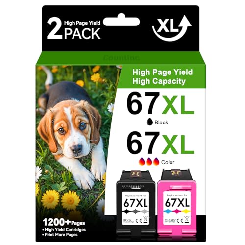 High Yield Ink Cartridge Black and Tri-Color Combo Pack 2-Pack