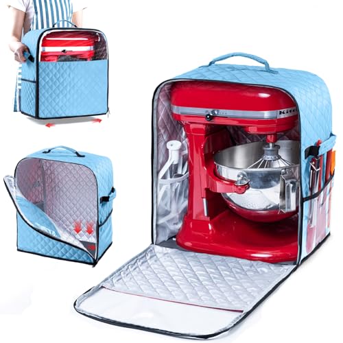Quilted Stand Mixer Cover with Sliding Base for 6-8 Quart Bowl-Lift Mixers