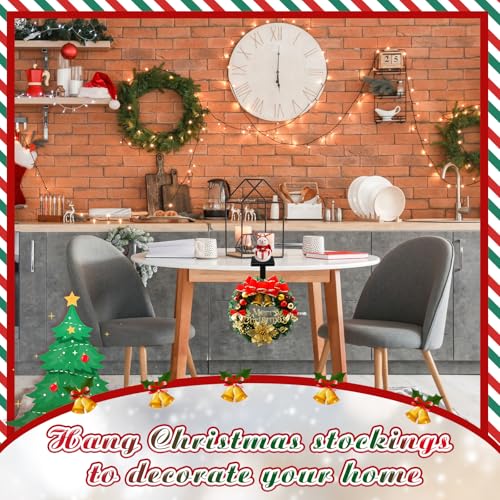 Zhengmy Black 4 Pack Christmas Stocking Holder for Mantel - Heavy Duty