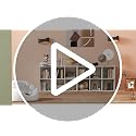 3-Tier 6-Cube Bookcase, Modern Storage Organizer Shelf Unit for Living Room
