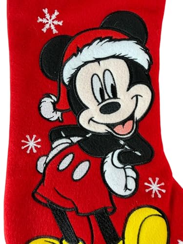 Wondapop Mickey Mouse Christmas Stocking - 20 Inch Holiday Decor