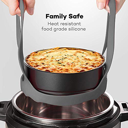 Silicone Pressure Cooker Sling for 6 Qt and 8 Qt Pots - Heat-Resistant Lifter