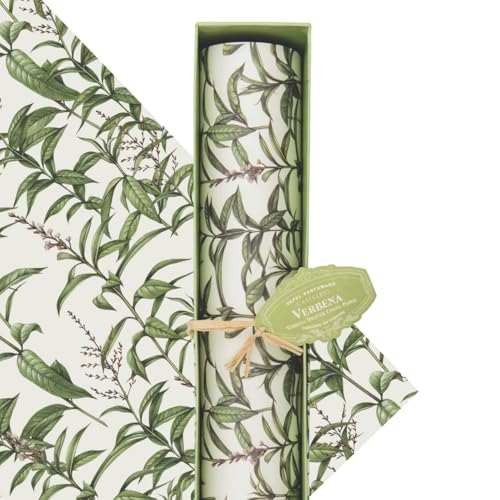Verbena Fragranced Drawer Liners - 6 Decorative Scented Paper Sheets
