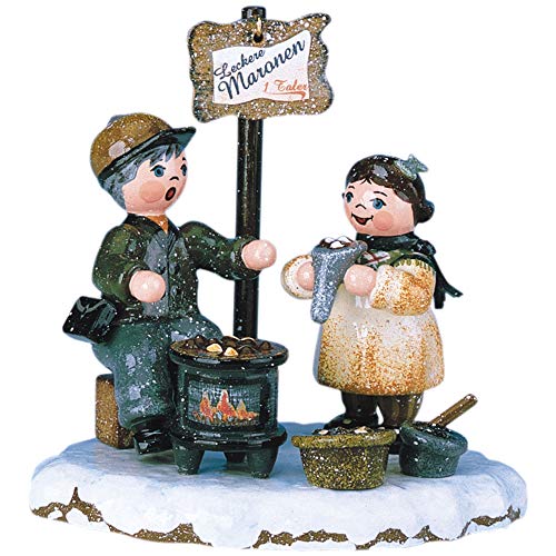 Hubrig Winter Children Hand-Painted 8cm Miniature Figure – Handcrafted German Ornament