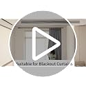 Blackout Room Divider Curtain Set with Flexible Ceiling Track - 100x84 in