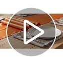 COSINIA Red Satin Table Runner, 12 x 108 Inch, 12-Pack, Reusable Seamless Design