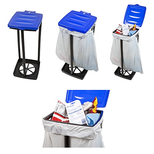 Portable Trash Bag Holder Collapsible 13-Gallon Garbage Bin