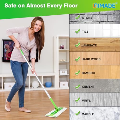 Disposable Dry Sweeping Cloth Mop Refills - 52 Pack Floor Dust Pads