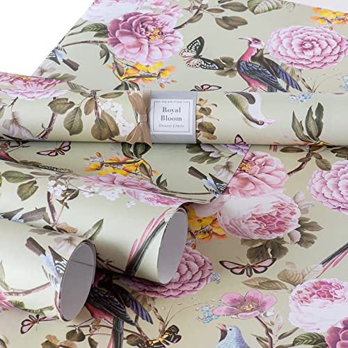 Scented Drawer Liners, Royal Bloom Fragrant Shelf Paper, 22 x 16 Inches