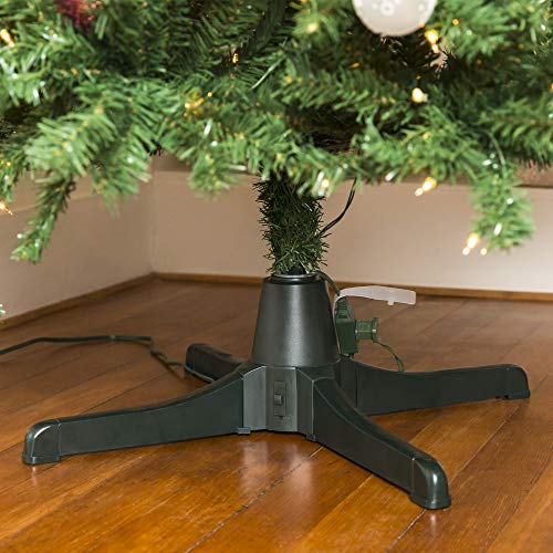 360-Degree Rotating Christmas Tree Stand for Artificial Trees up to 7.5ft