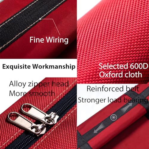 HikoolSS Red 4ft Christmas Tree Storage Bag, Heavy Duty 39x12x24in, Waterproof