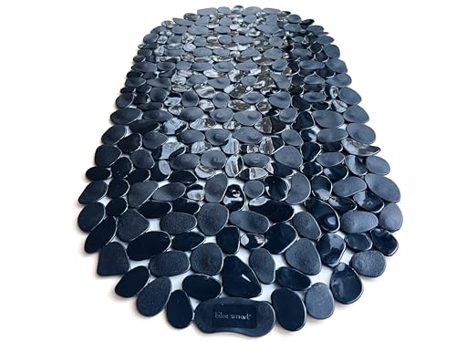 Non-Slip Bathtub Mat, 27x14 Inch Pebble Design Shower Mat with Suction Cups