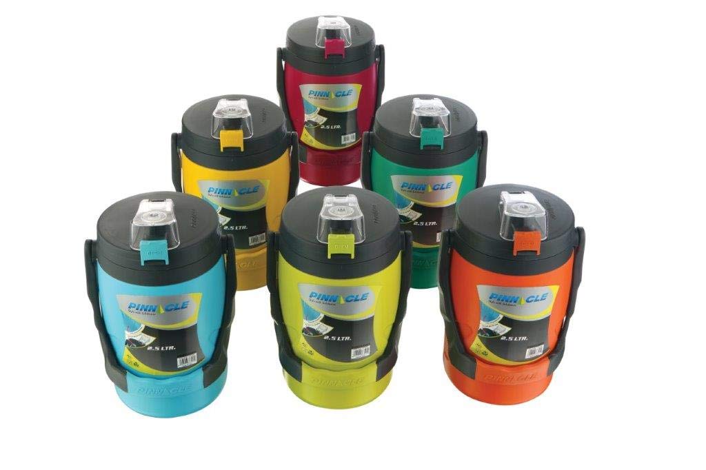 Pinnacle 85oz Insulated Water Jug - Reusable, Leakproof, Sky Blue - Portable Water Bottle for Camping, Picnics, Hiking - BPA Free, Double Wall Foam Insulation