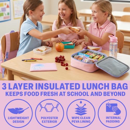 Cinnamoroll Kids Backpack Set with Lunch Bag, Water Bottle & Pencil Case - Multi Cinnamoroll