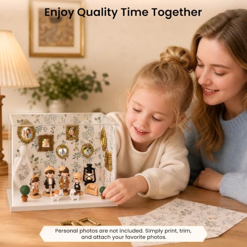 Family DIY Mini Museum Kit Shadow Box Keepsake Display