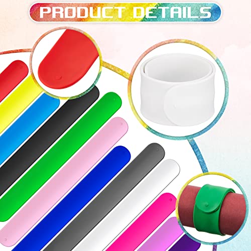 Silicone Wrapping Paper Roll Holder Clips Snap Bands 12 Pack Multi Colors