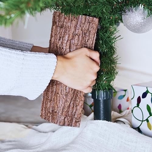 Realistic Wood Bark Wrap Cover for Artificial Christmas Tree Poles