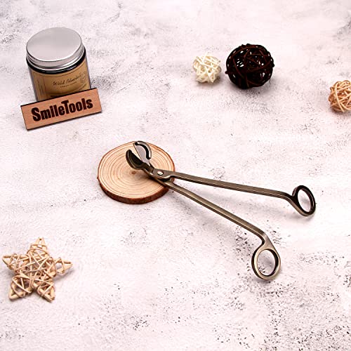 Candle Wick Trimmer with Sharp Blades - Antique Bronze Design
