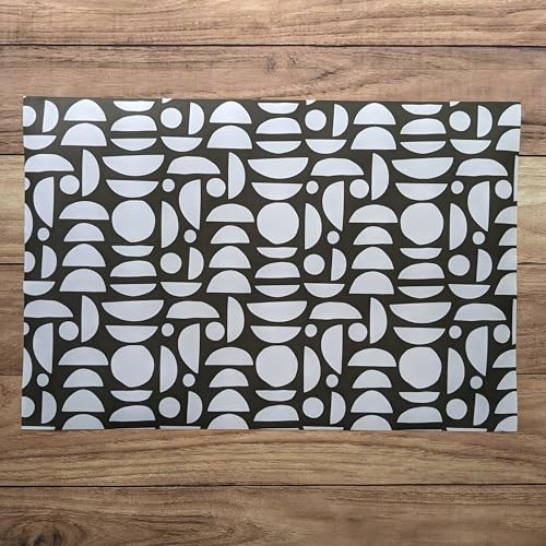 Scented Drawer Liners - Citrus Geometric Design, Set of 5 Sheets