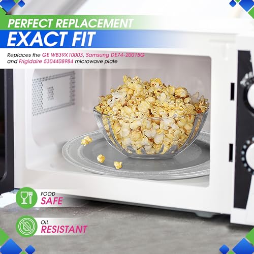 12.5-Inch Microwave Turntable Glass Plate Replacement Dish Tray
