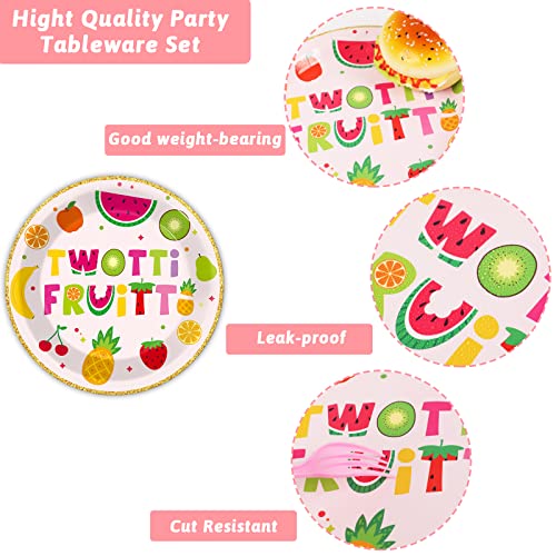 96-Piece Fruit Themed Party Supplies Set for 24 Guests - Birthday Tableware