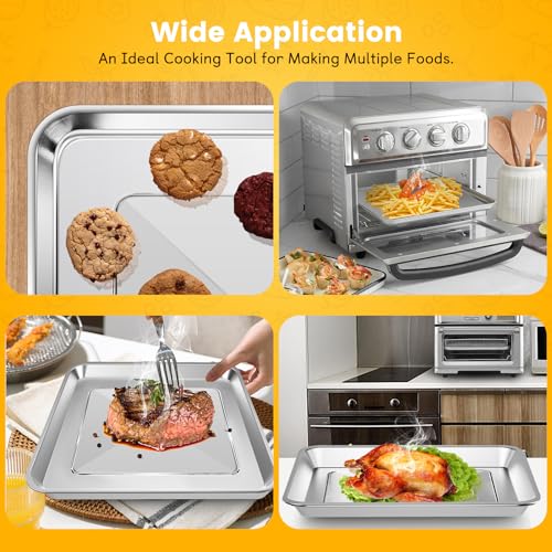 12.4" x 11" Stainless Steel Air Fryer Grill Tray Replacement